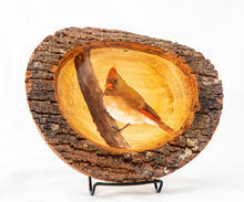 The Hizer Collection - Local Hocking Artists - Wooden Bird Bowls