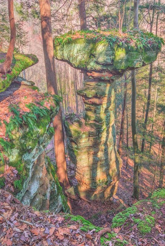 Balanced Rock - Buckeye Trail print