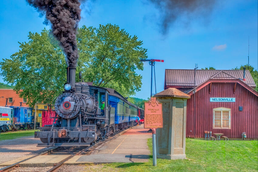 Hocking Valley Scenic Railroad Steam Engine Ready to go!