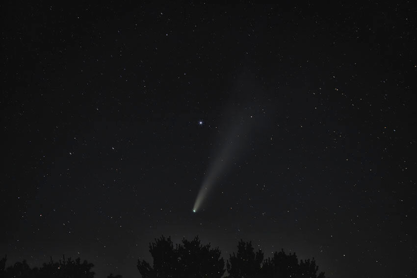 Leo Comet passing over the Hocking Hills