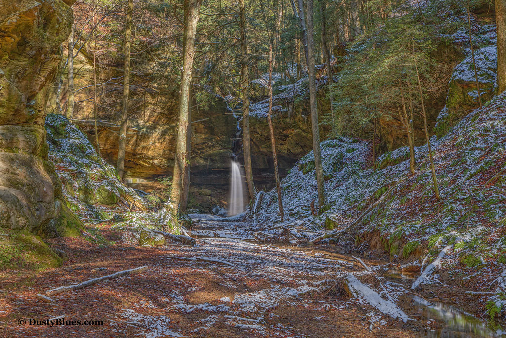 A Winter's trek to a favorite pristine gorge of solitude.