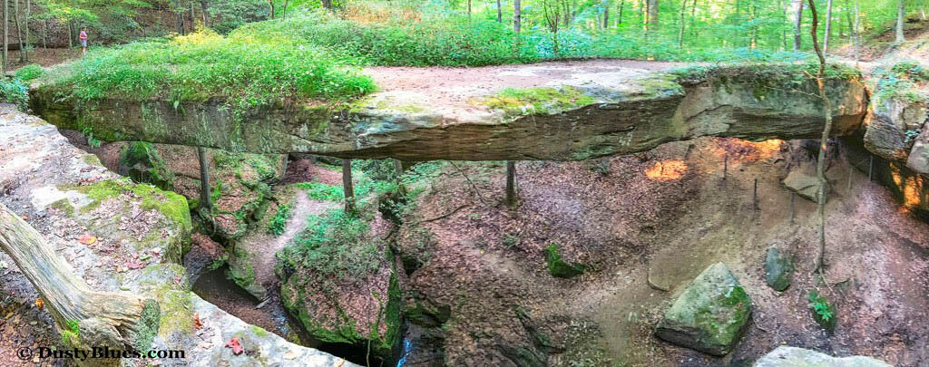 We hiked to Rock Bridge and spent a few hours revisiting this lesser traveled Hocking Hills park location. Dusty was inspired...